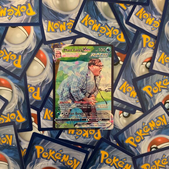 Chris Farley Pokemon Card -Matt Foley - Saturday Night Live - SNL - Picture 3 of 7